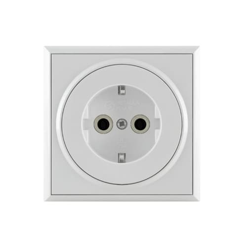 Utičnica dvopolna porculan Premijer+