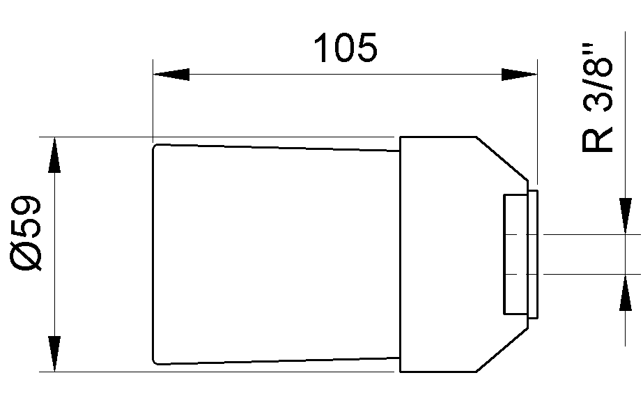 Grlo E40 porculan sa kapom 1382 2