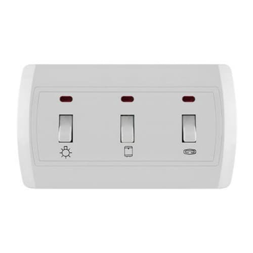 Sklopka za kupatilo vodoravna 3 kip Status