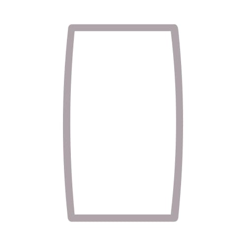 Uklopni okvir duple utičnice sivi Status