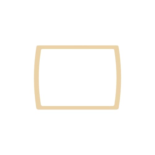 Uklopni okvir trofazne utičnice krem Status