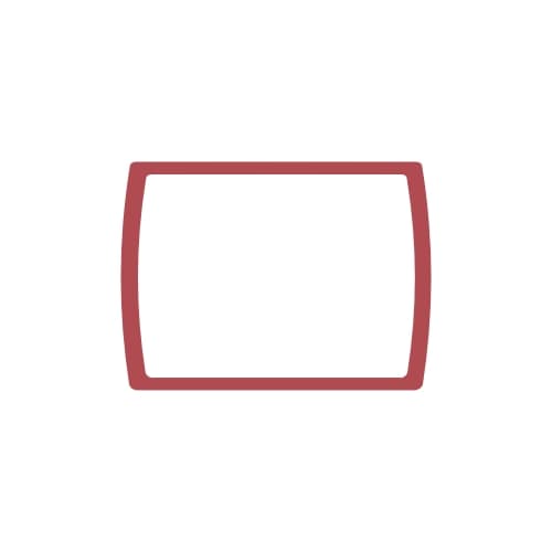 Uklopni okvir trofazne utičnice bordo Status