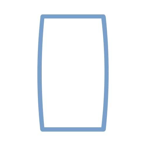 Uklopni okvir duple utičnice plavi Status