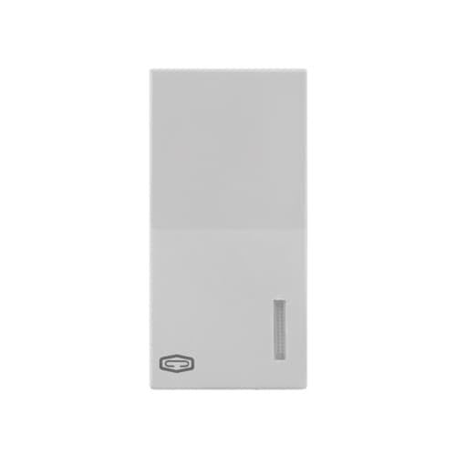 Tipkalo 1M sa indikacijom i oznakom za grijalicu bijelo Kombo