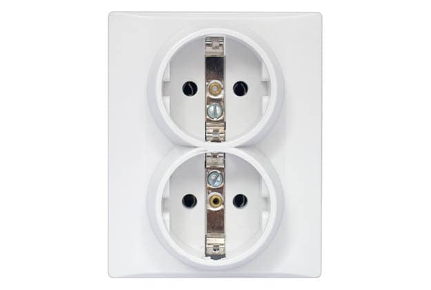 Utičnica dupla porculan 404 P Mikro