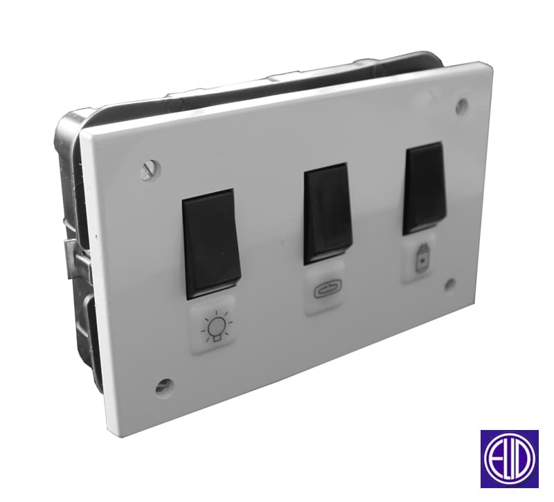 Sklopka za kupatilo vodoravna 3 KIP 224,4 Elid 2