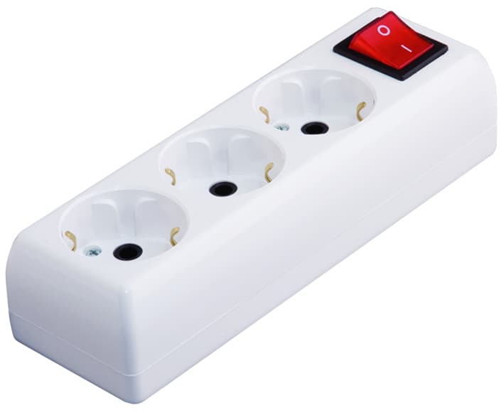 Produžni kabel 3U 5m sa prekidačem