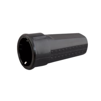 Spojka dvopolna crna PVC